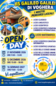 MANIFESTI OPEN DAY 26