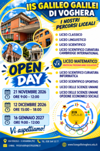 MANIFESTI OPEN DAY 26